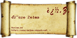 Ősze Zelma névjegykártya